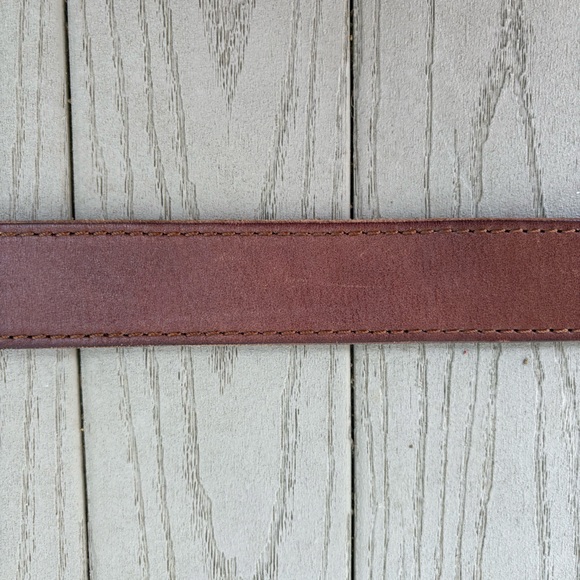 AEO Brown Leather Double O Ring Belt - Picture 7 of 7